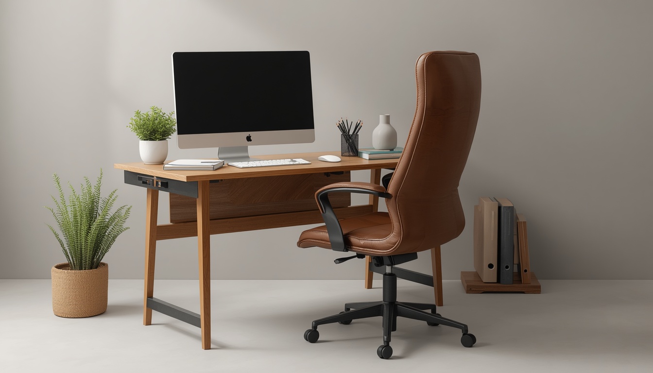 Filterrenew ergonomic desk arrangement in a modern office